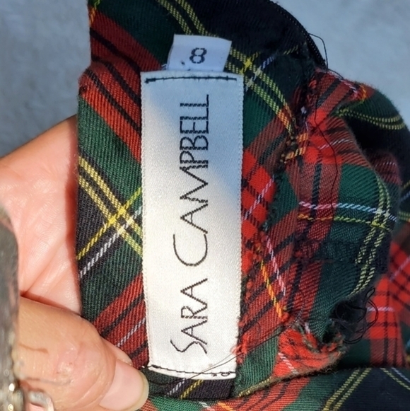 Sara Campbell vintage Tartan plaid dress‎ 8 - Picture 8 of 14